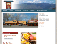 Tablet Screenshot of hinesgeneralstore.net